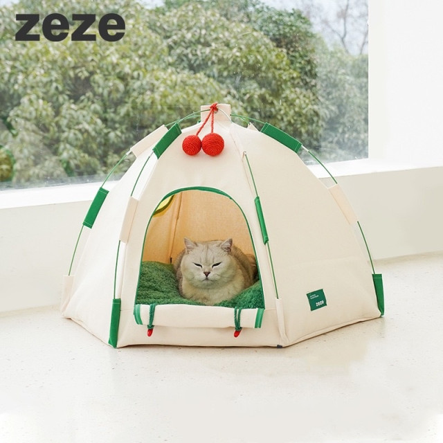 zeze圓頂貓窩帳篷四季通用