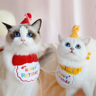 ins風生日帽圍兜組