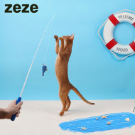 zeze可伸縮貓薄荷玩具逗貓棒