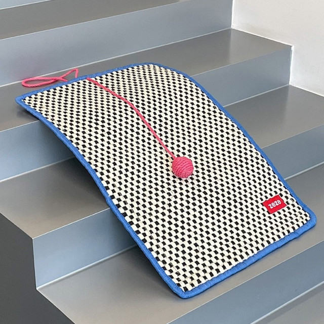 zeze棋盤格紋磨爪貓抓墊
